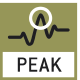 Peak hold function: capturing a peak value within a measuring process.